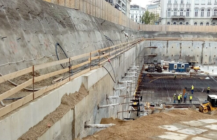 Betonlövés Betonlövés technológia alkalmazása sziklafalon